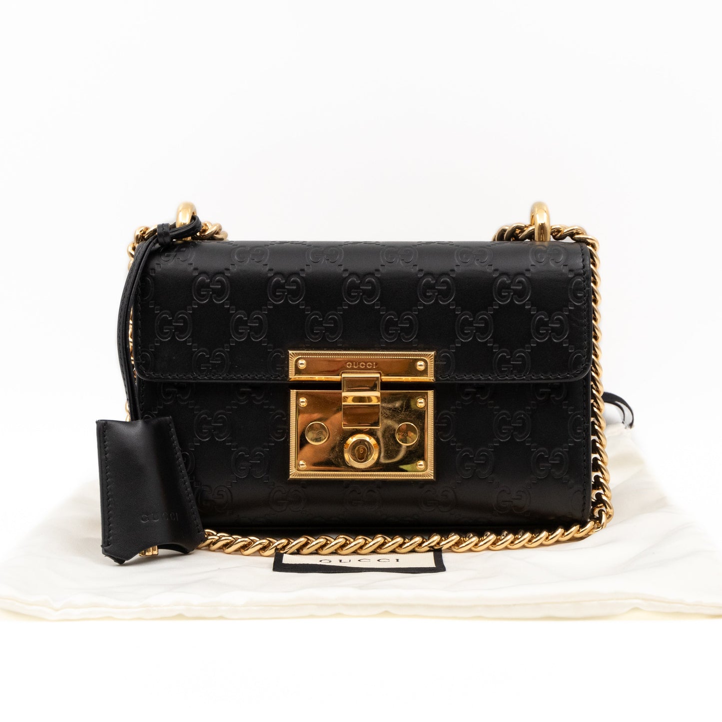 Gucci Chain Leather Crossbody