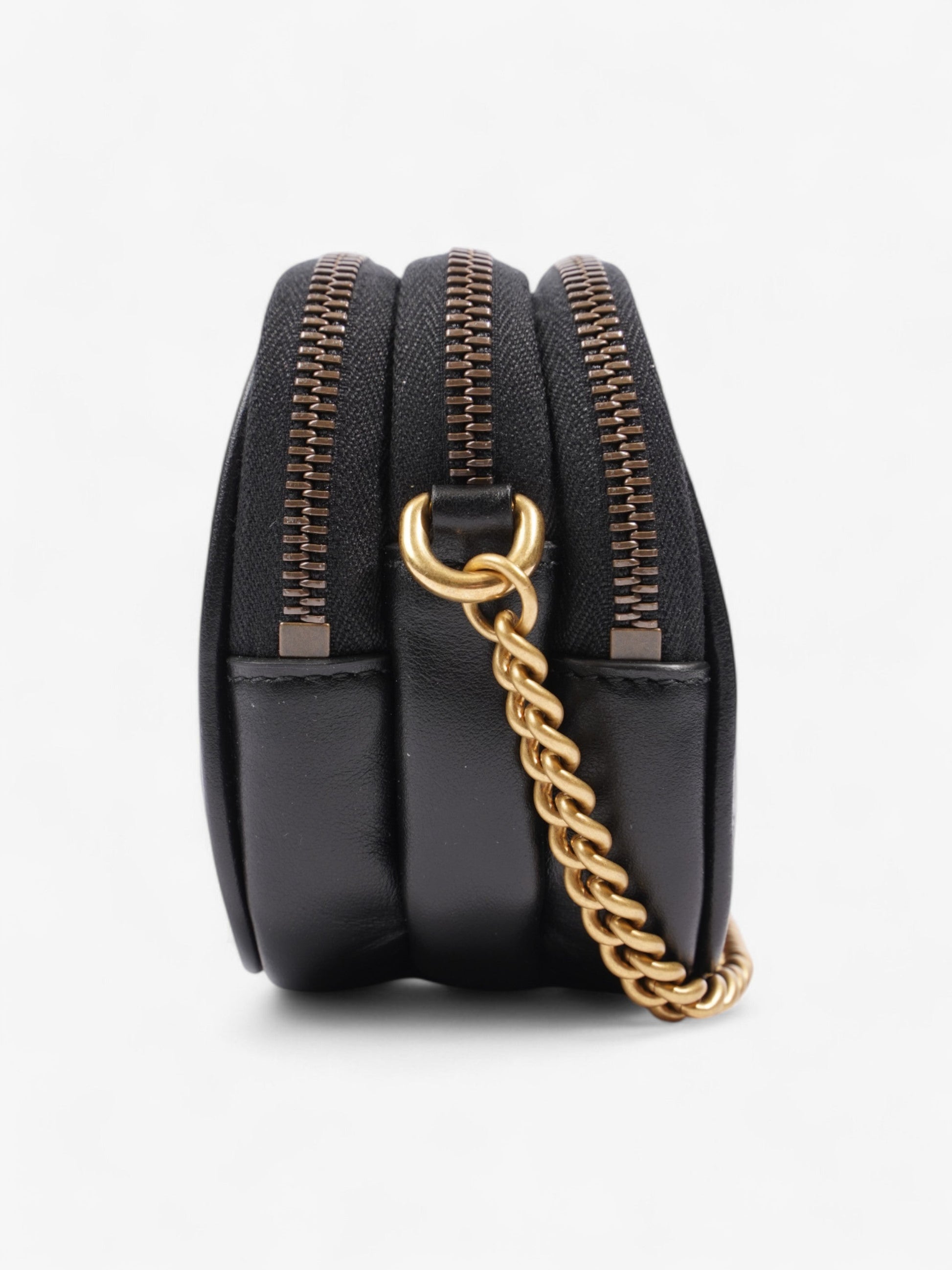Gucci marmont bag Black Leather