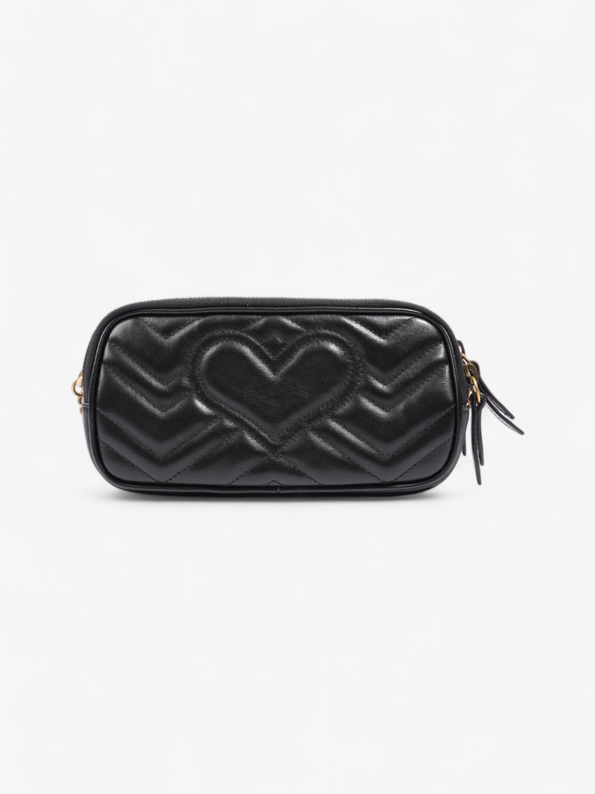 Gucci marmont bag Black Leather