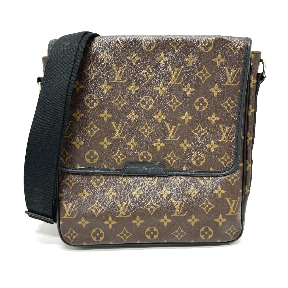 LOUIS VUITTON Shoulder Bag Monogram macacer canvas Brown Monogram macacer Bus MM mens
