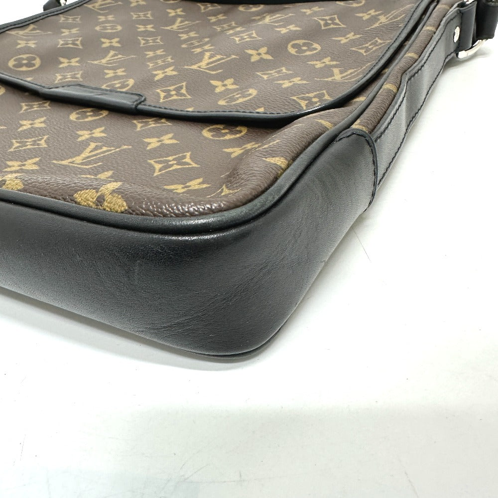 LOUIS VUITTON Shoulder Bag Monogram macacer canvas Brown Monogram macacer Bus MM mens