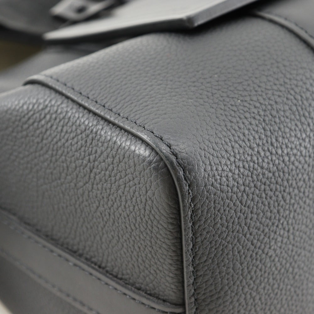 LOUIS VUITTON Shoulder Bag Calfskin black LV Aerogram City Keepall