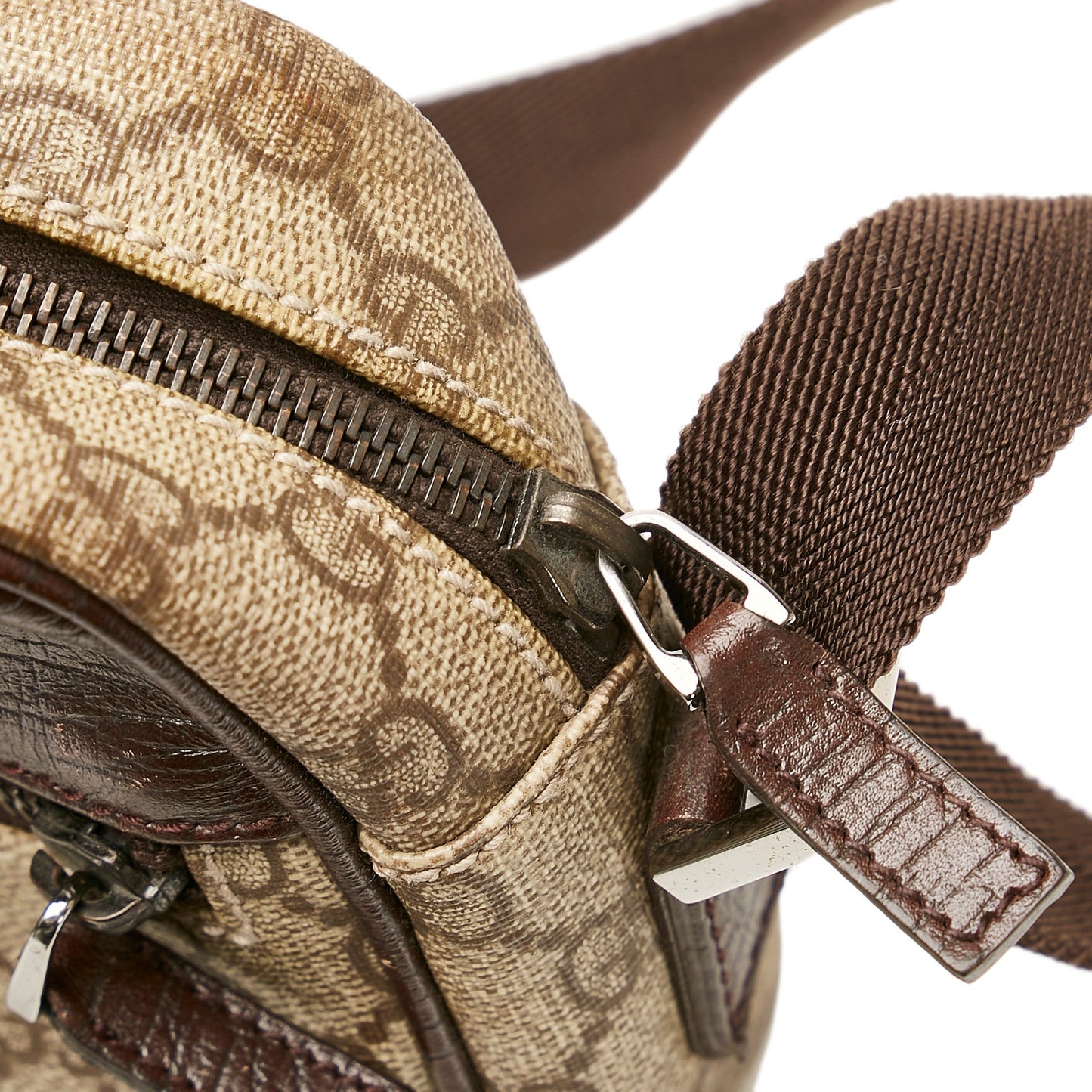 Gucci GG Supreme Leather Canvas Crossbody Style 1