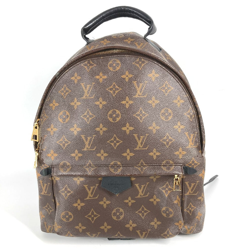LOUIS VUITTON Backpack Monogram canvas Brown Monogram Palm Springs Backpack PM unisex(Unisex)