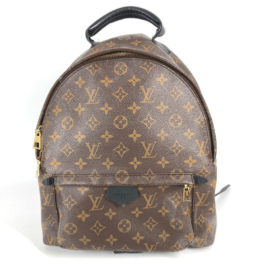 LOUIS VUITTON Backpack Monogram canvas Brown Monogram Palm Springs Backpack PM unisex(Unisex)