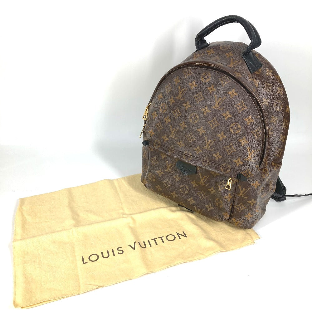 LOUIS VUITTON Backpack Monogram canvas Brown Monogram Palm Springs Backpack PM unisex(Unisex)
