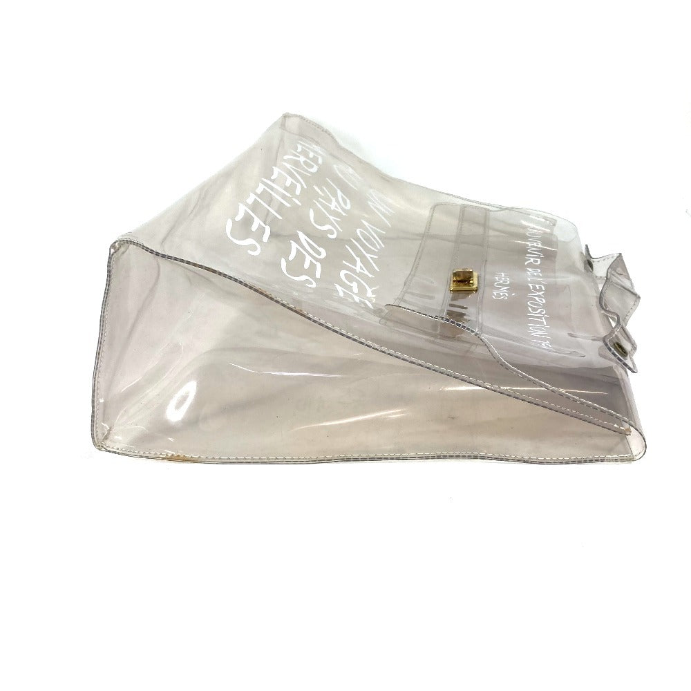 HERMES Handbag Plastics clear Plastics Kelly
