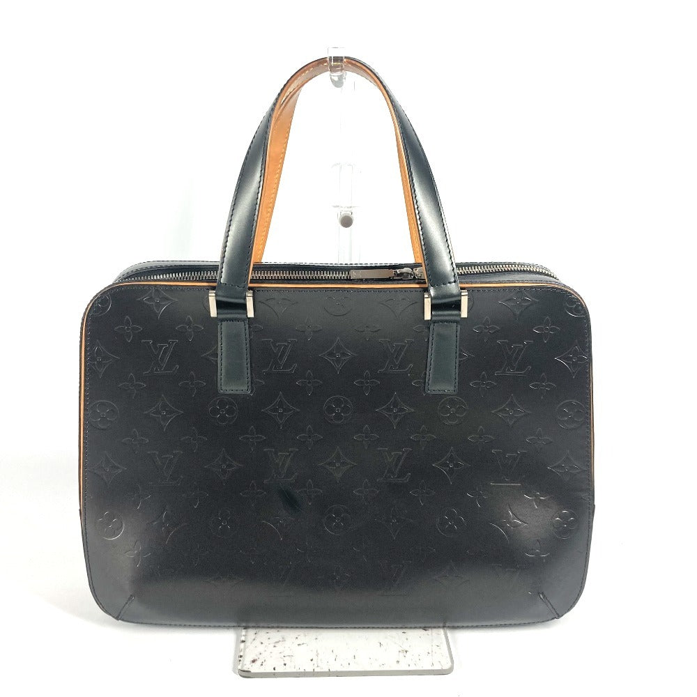 LOUIS VUITTON Business bag Monogram mat leather black Monogram mat Malden