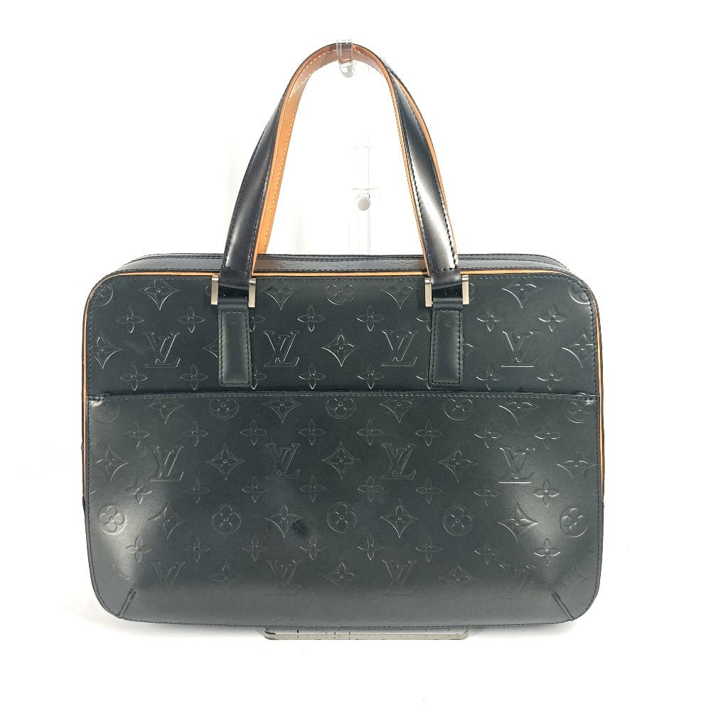 LOUIS VUITTON Business bag Monogram mat leather black Monogram mat Malden