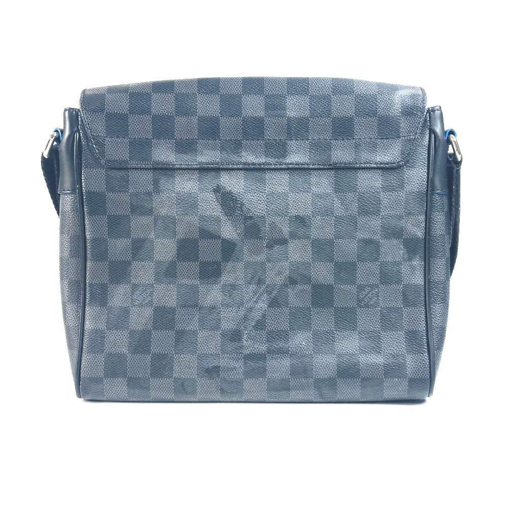 LOUIS VUITTON Shoulder Bag Damier Grafitto Canvas black Damier Grafitte District PM