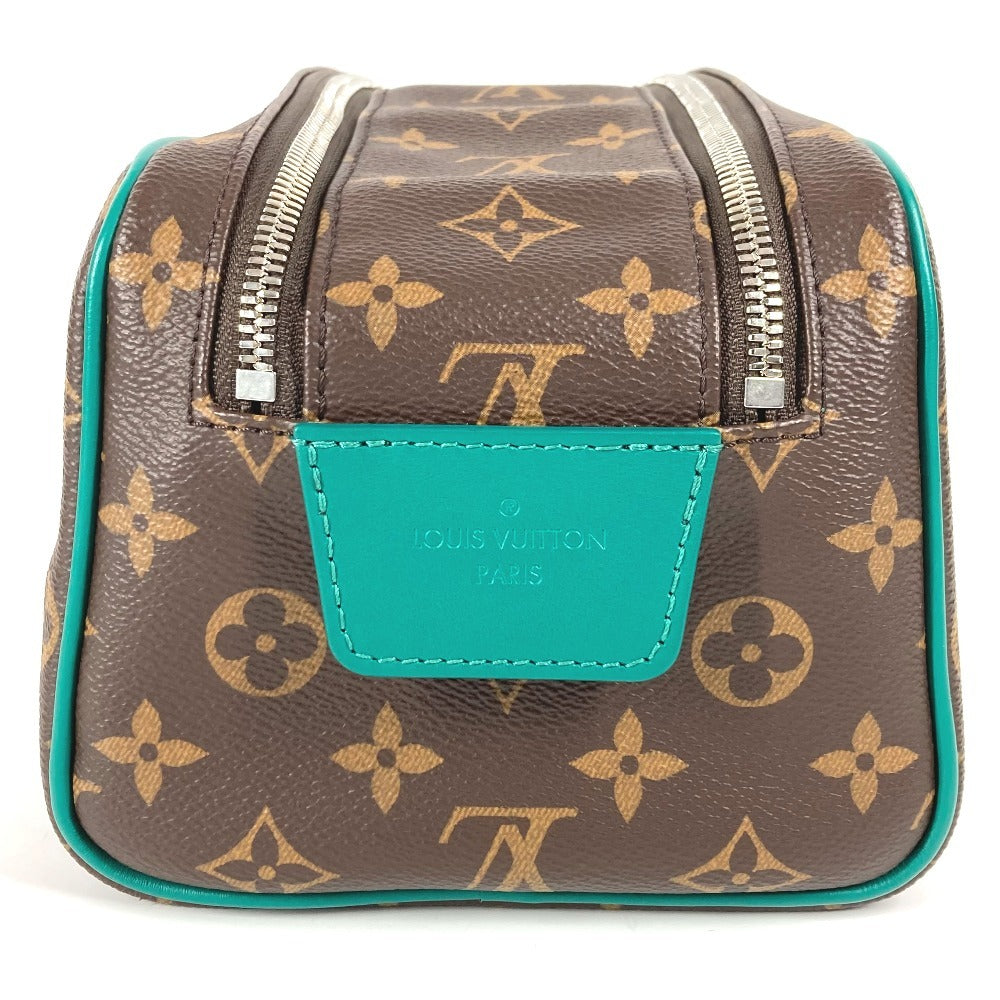  LOUIS VUITTON business bag Monogram macacer canvas green Monogram Dopp Kit Dopp Kit
