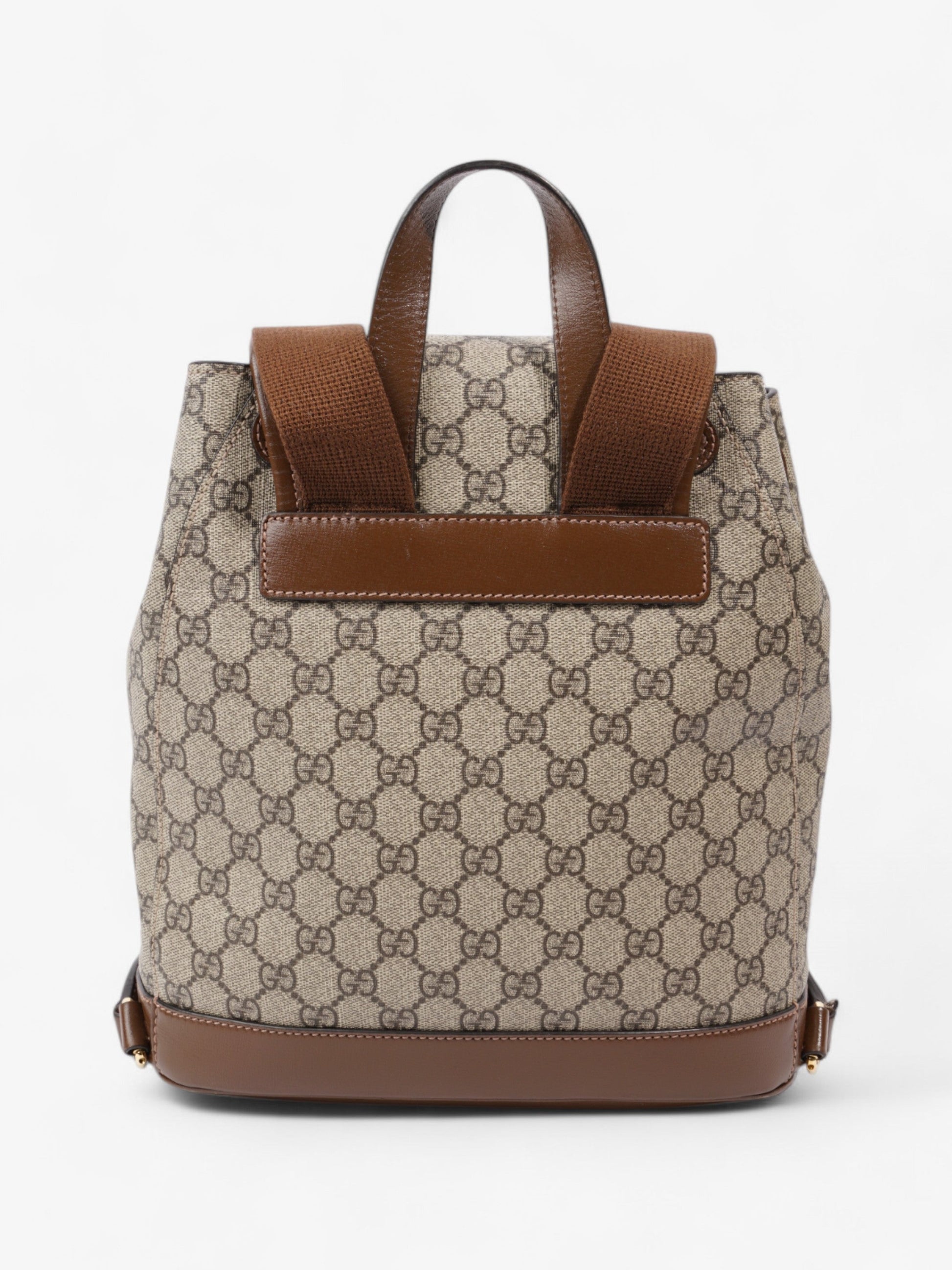Gucci GG Backpack GG Supreme / Brown Canvas Small