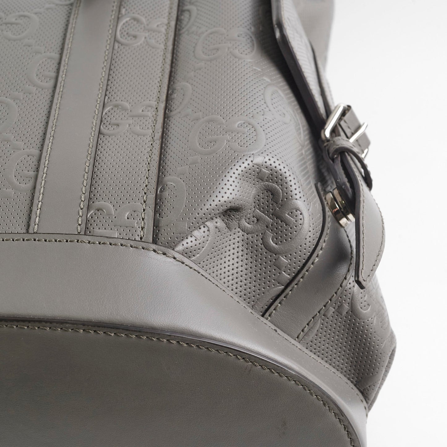 Gucci Monogram Grey Backpack