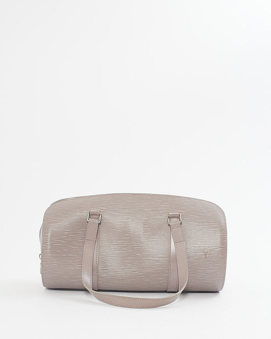 Louis Vuitton Grey Taupe Epi Leather Papillon 30 with Mini