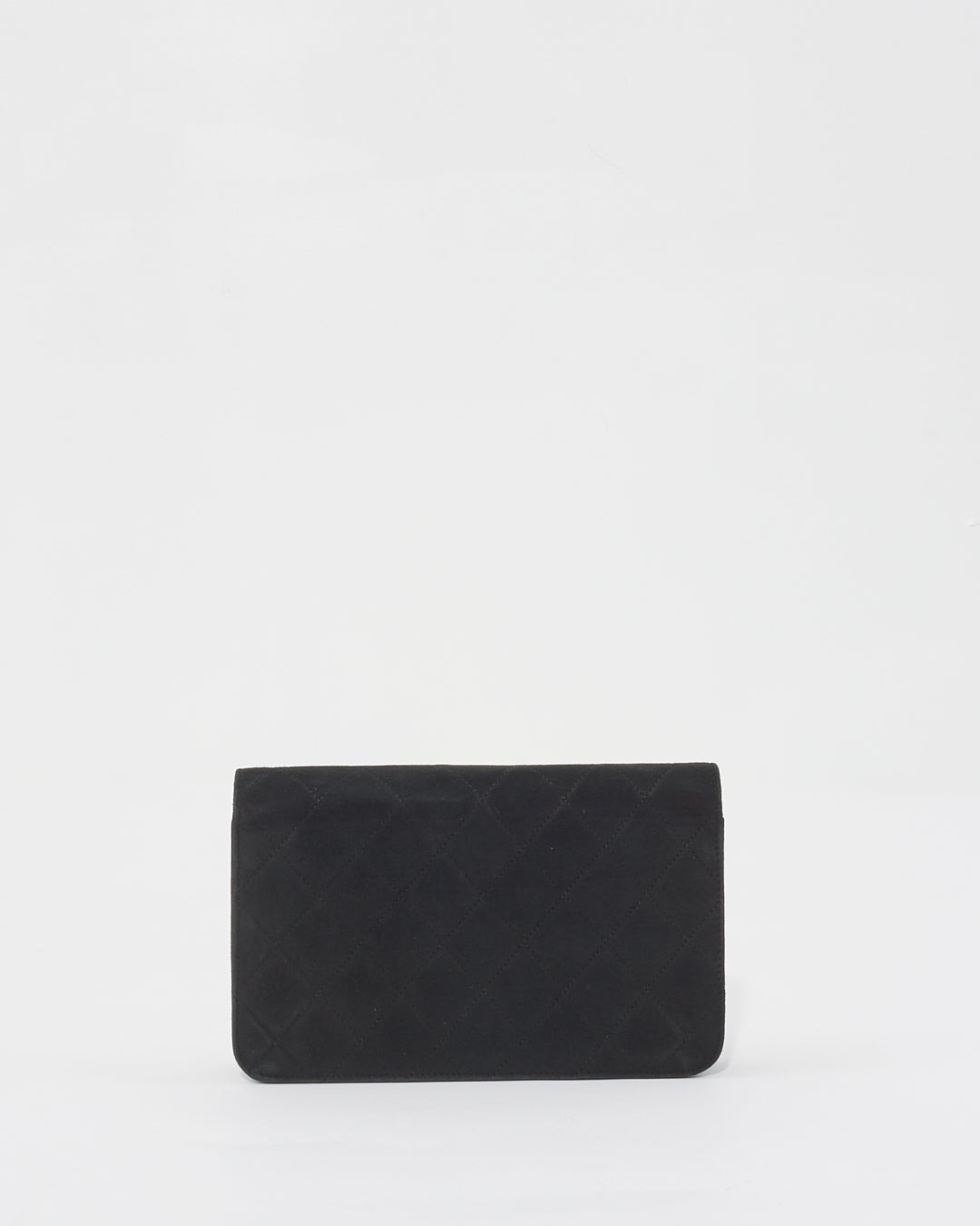 Chanel Black Suede Wallet on Chain GHW