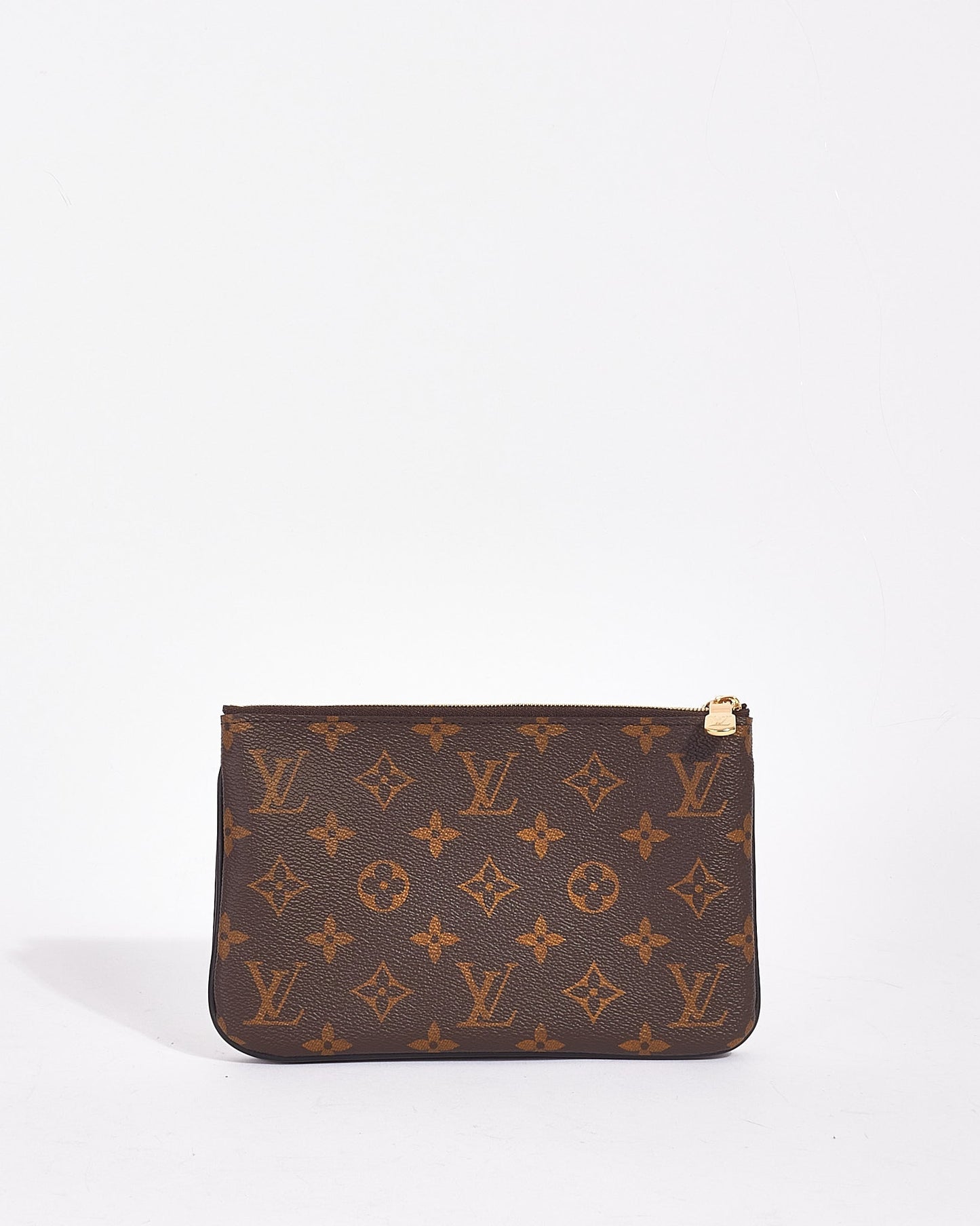 Louis Vuitton Monogram Double Zip Pochette Crossbody