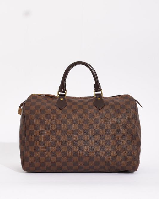 Louis Vuitton Damier Ebene Canvas Bag 35