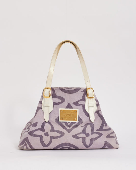 Louis Vuitton Purple Canvas Large Monogram Tahitienne Cabas GM