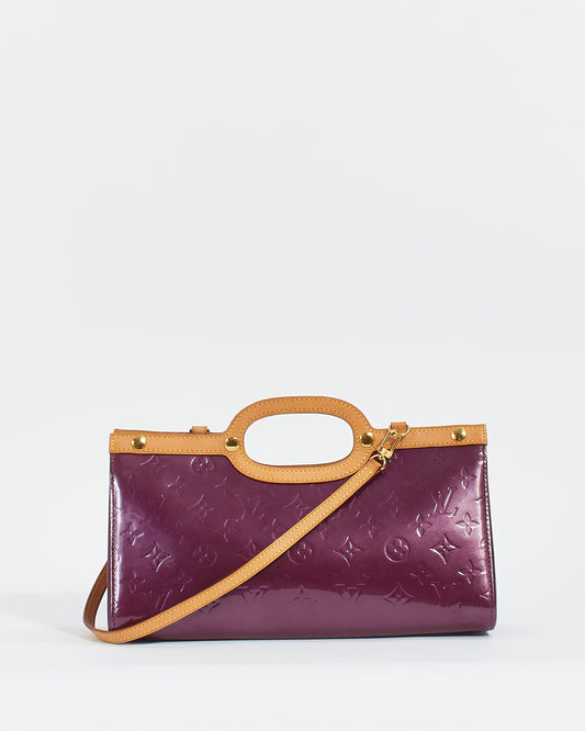 Louis Vuitton Purple Vernis Roxbury Drive Two-Way Bag