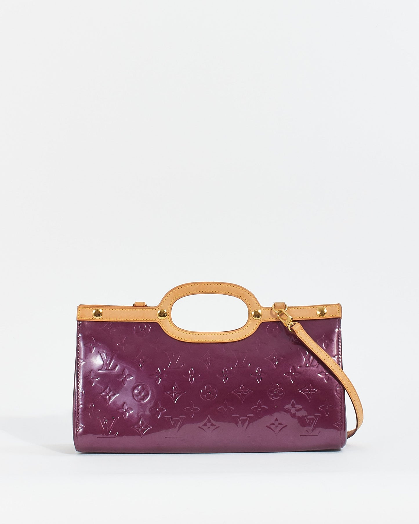 Louis Vuitton Purple Vernis Roxbury Drive Two-Way Bag