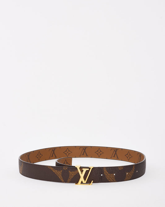 Louis Vuitton Monogram Canvas LV Iconic 30MM Reversible Belt