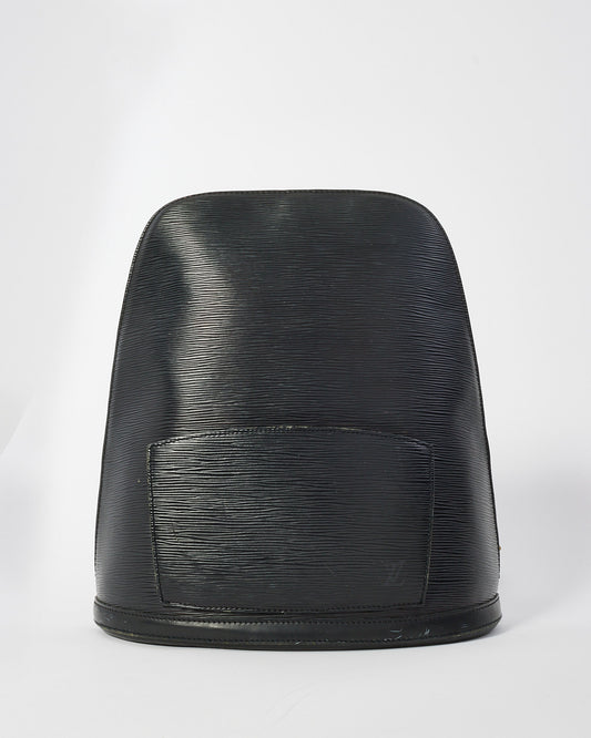 Louis Vuitton Black Epi Leather Gobelins Backpack