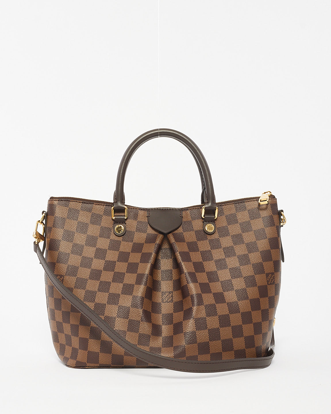 Louis Vuitton Damier Ebene Siena MM Top Handle Bag