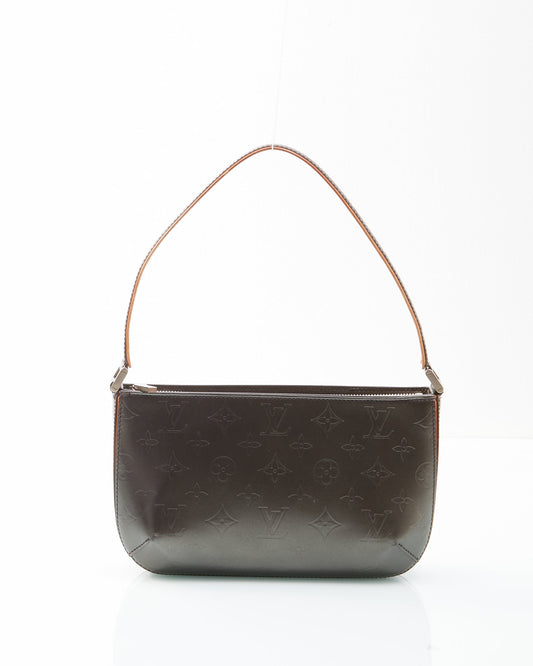 Louis Vuitton Grey Metallic Matt Fowler Monogram Shoulder Bag