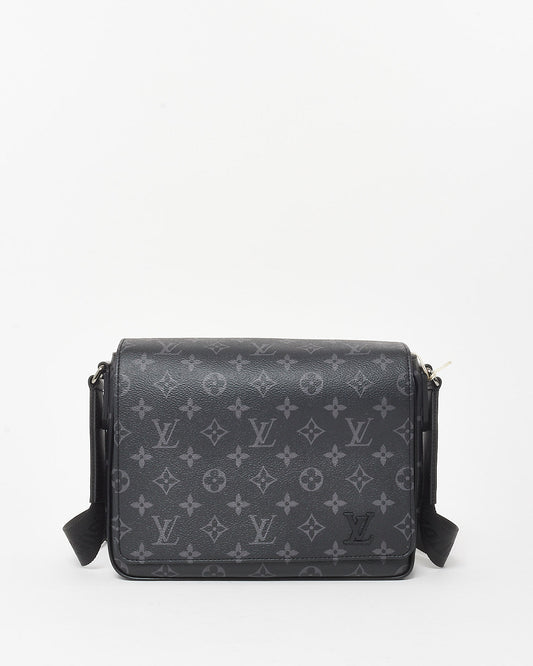 Louis Vuitton Monogram Eclipse Coated Canvas District PM Crossbody Bag