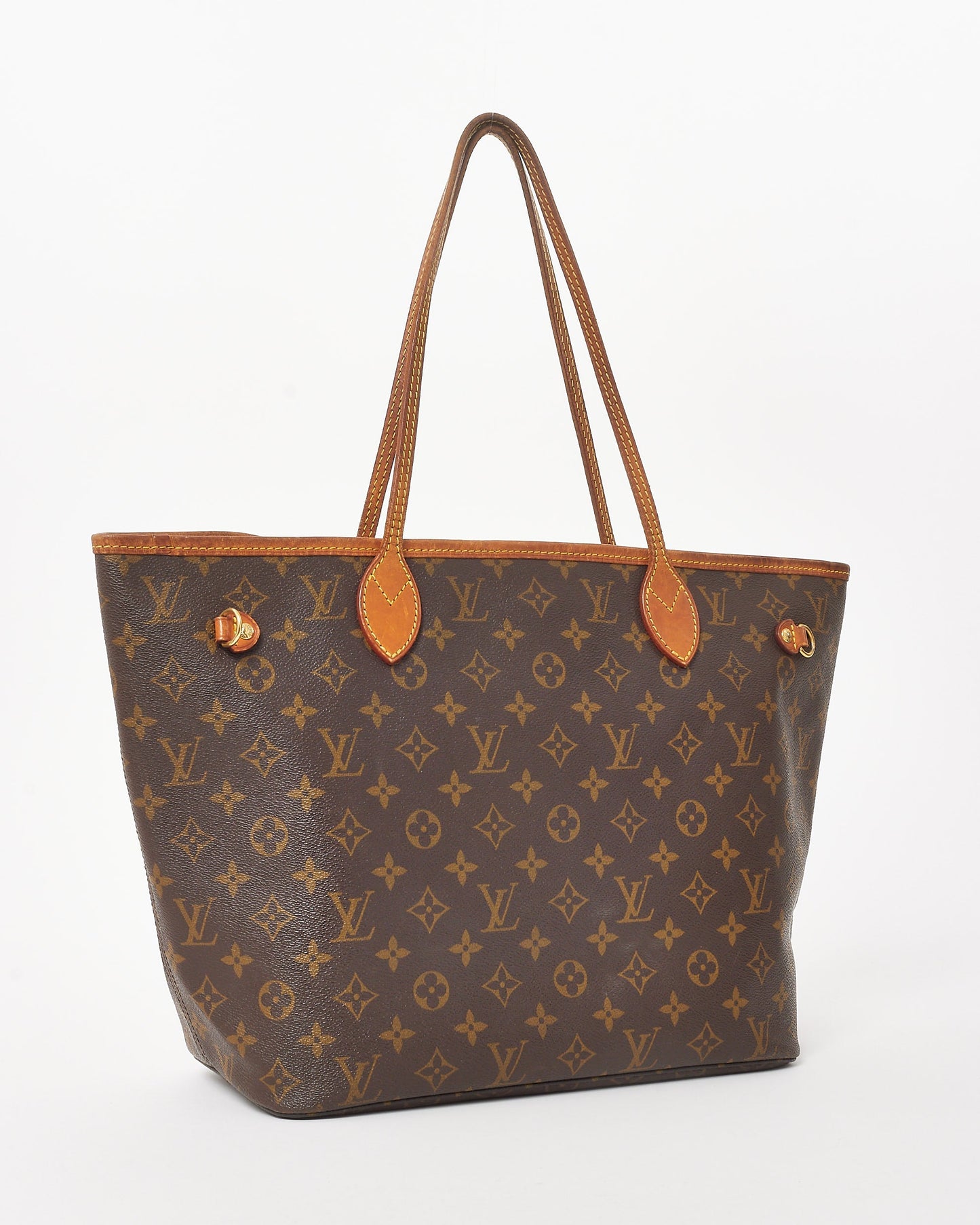 Louis Vuitton Monogram Coated Canvas Neverfull MM - No Pouch