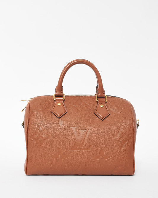 Louis Vuitton Cognac Giant Monogram Empreinte Leather Bandoulière