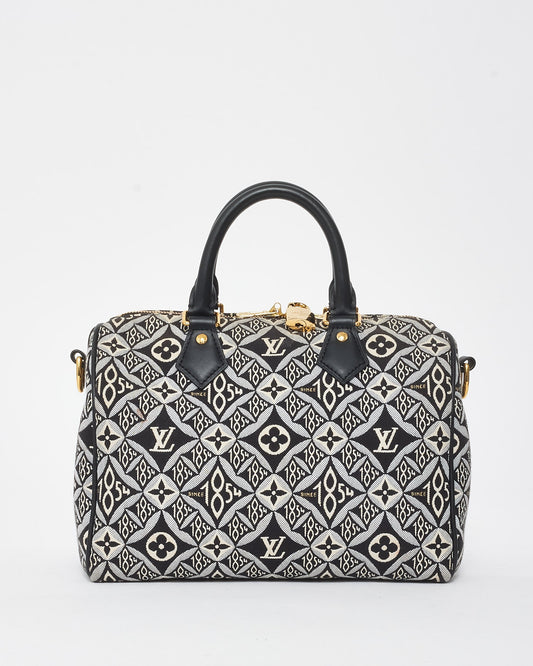 Louis Vuitton Navy & White Monogram Canvas Jacquard 1854