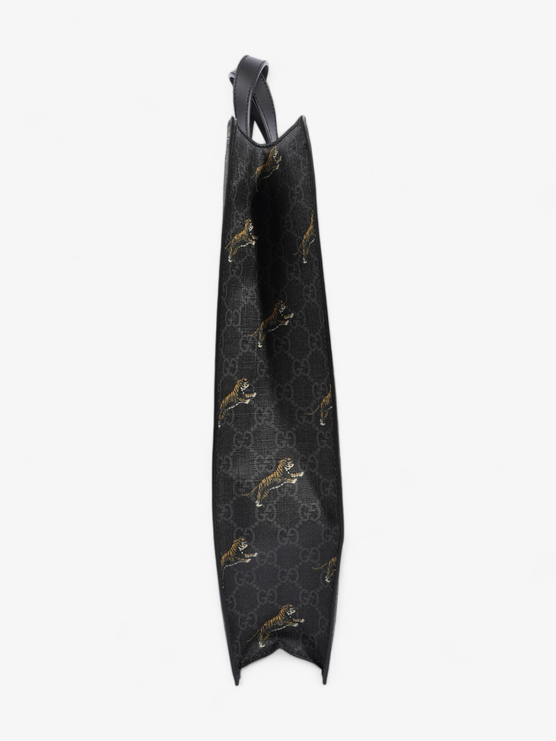 Gucci Bestiary Tote in Tiger Black Coated Canvas