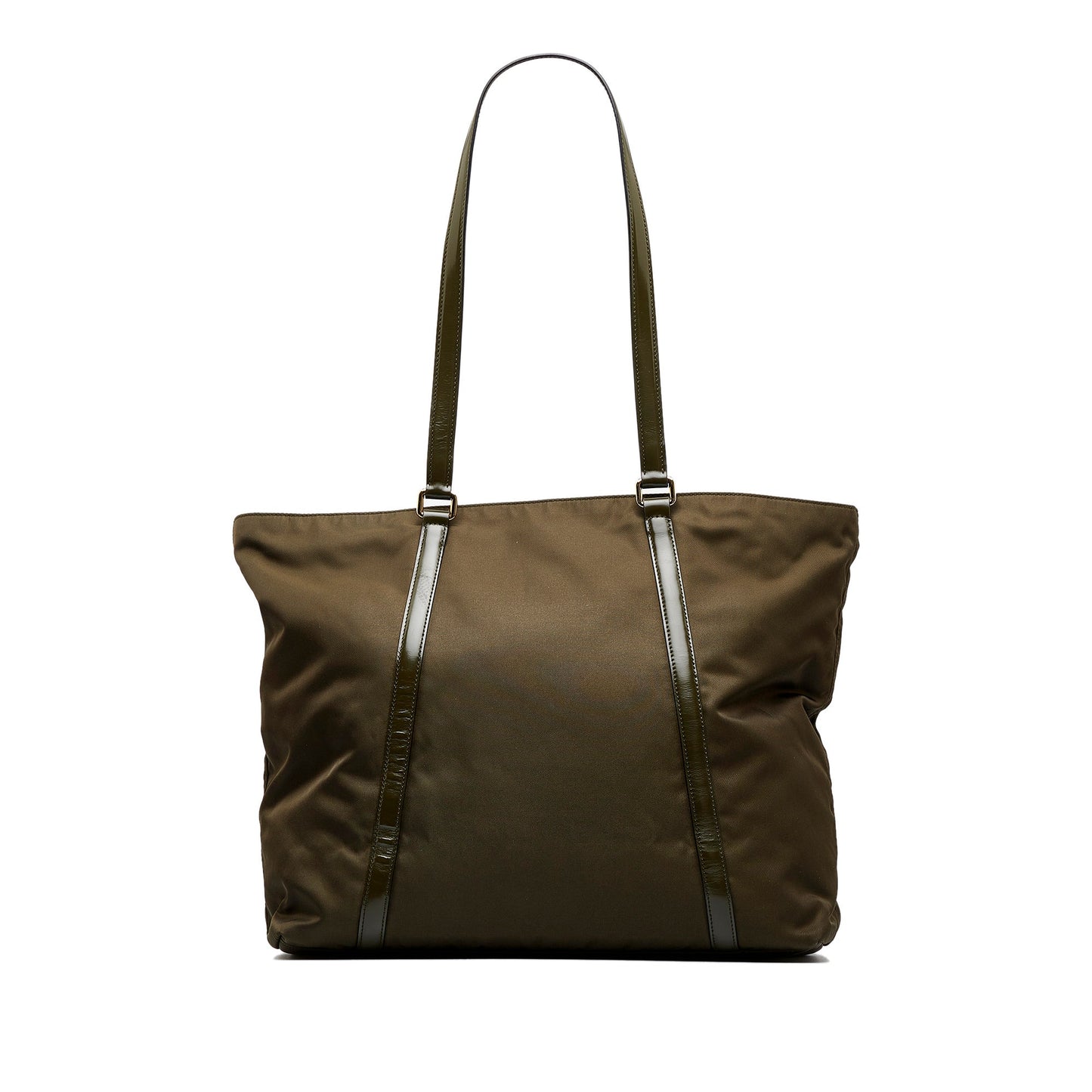 Prada Tessuto Green Nylon Canvas Luxury Handbag