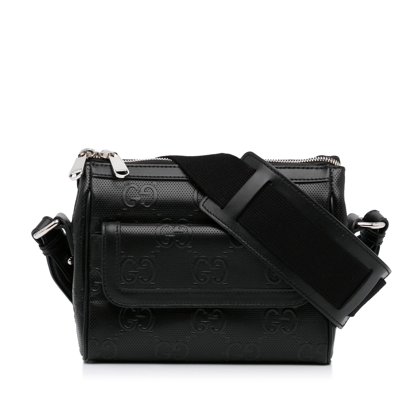 Gucci Black Leather Crossbody Style 2