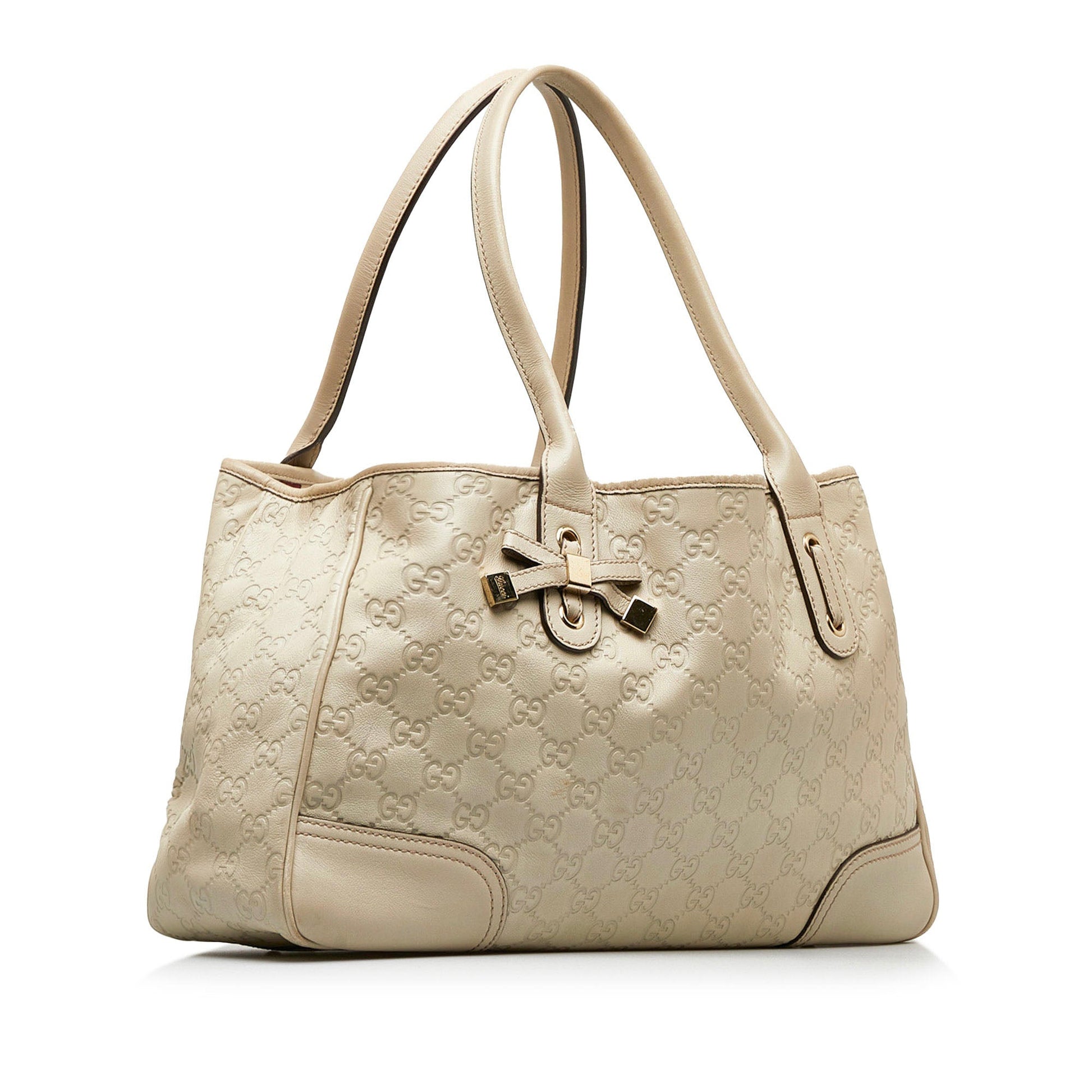Gucci Guccissima Brown Leather Tote Style 2