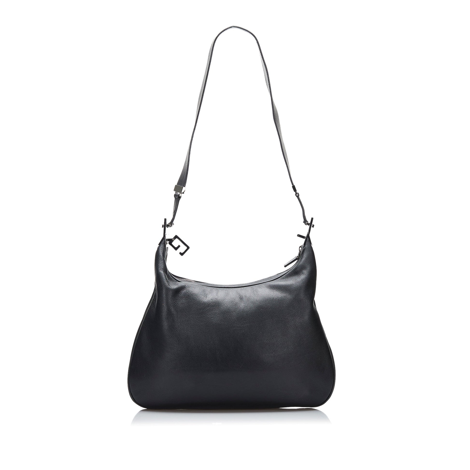 Gucci Black Leather Shoulder Bag Style 2