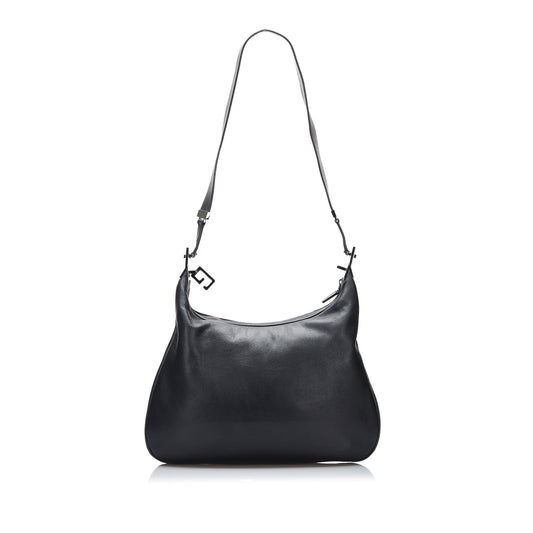 Gucci Black Leather Shoulder Bag Style 2