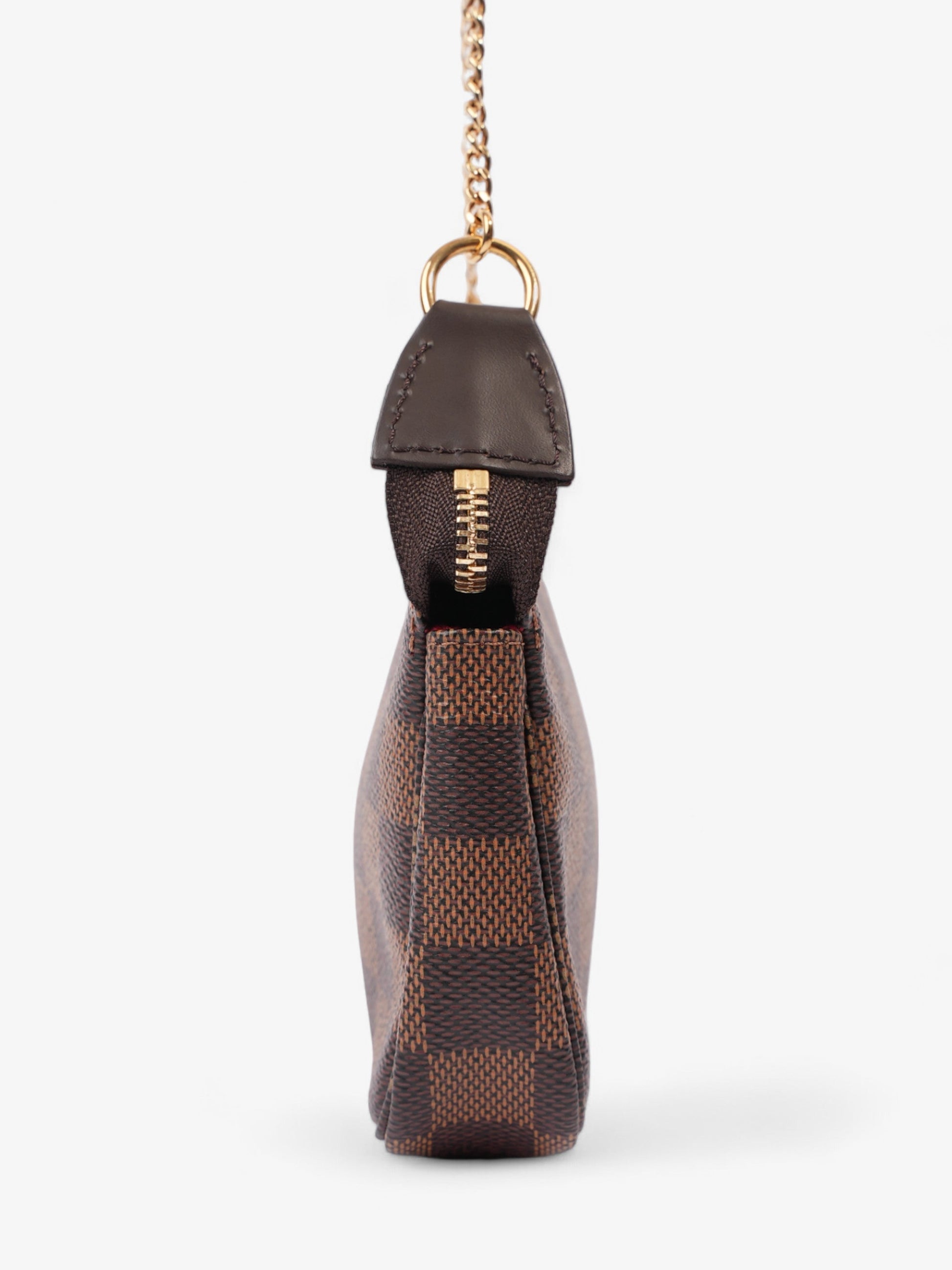  Louis Vuitton Mini Pochette Accessoires Damier Ebene Coated Canvas