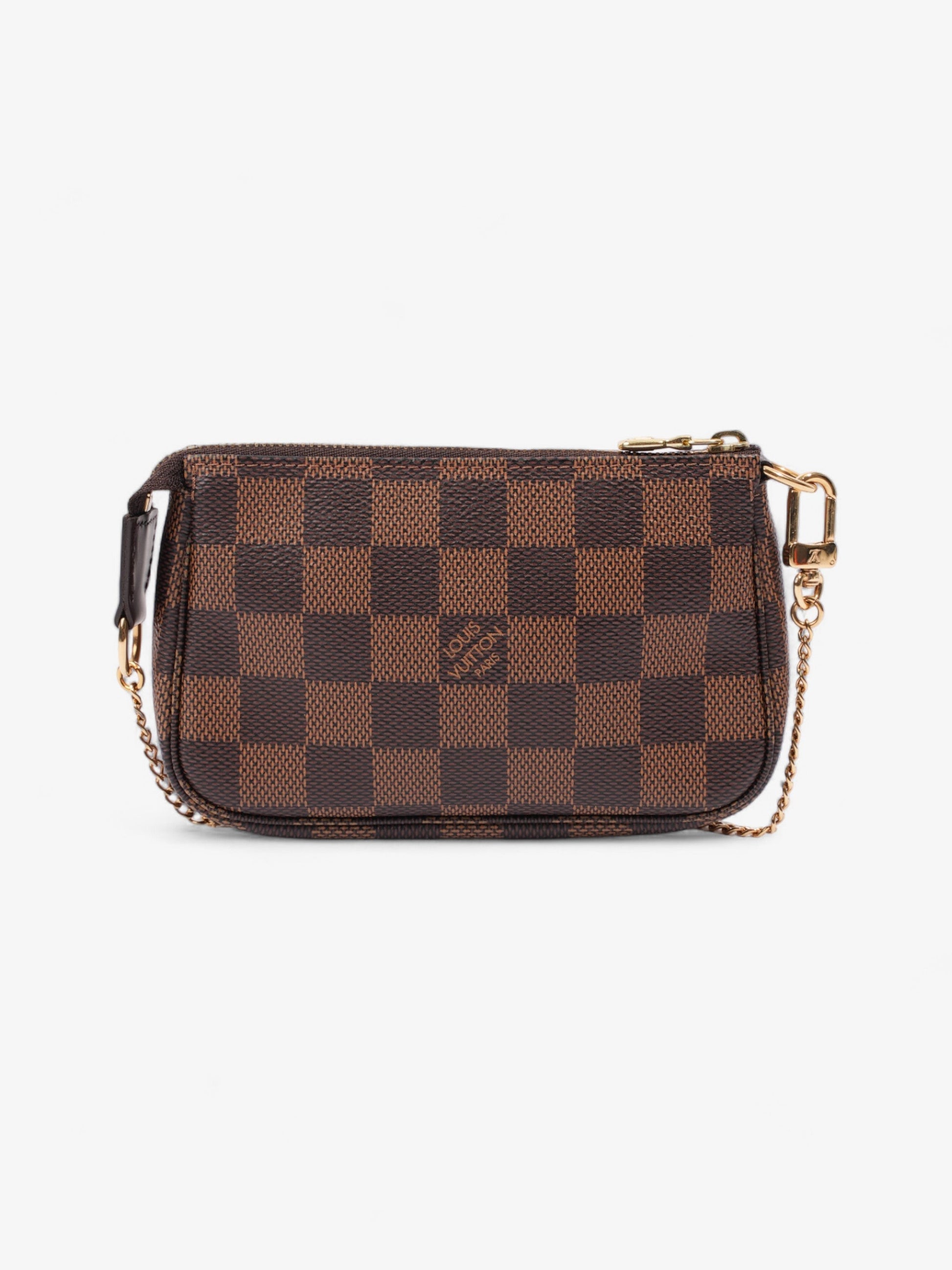  Louis Vuitton Mini Pochette Accessoires Damier Ebene Coated Canvas