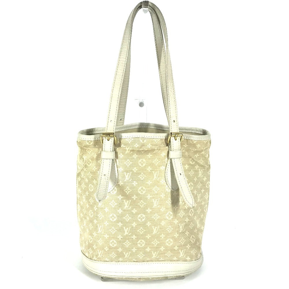 LOUIS VUITTON Shoulder Bag Monogram Mini-LinCanvas beige Monogram mini run BucketPM