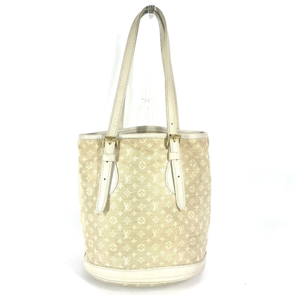 LOUIS VUITTON Shoulder Bag Monogram Mini-LinCanvas beige Monogram mini run BucketPM