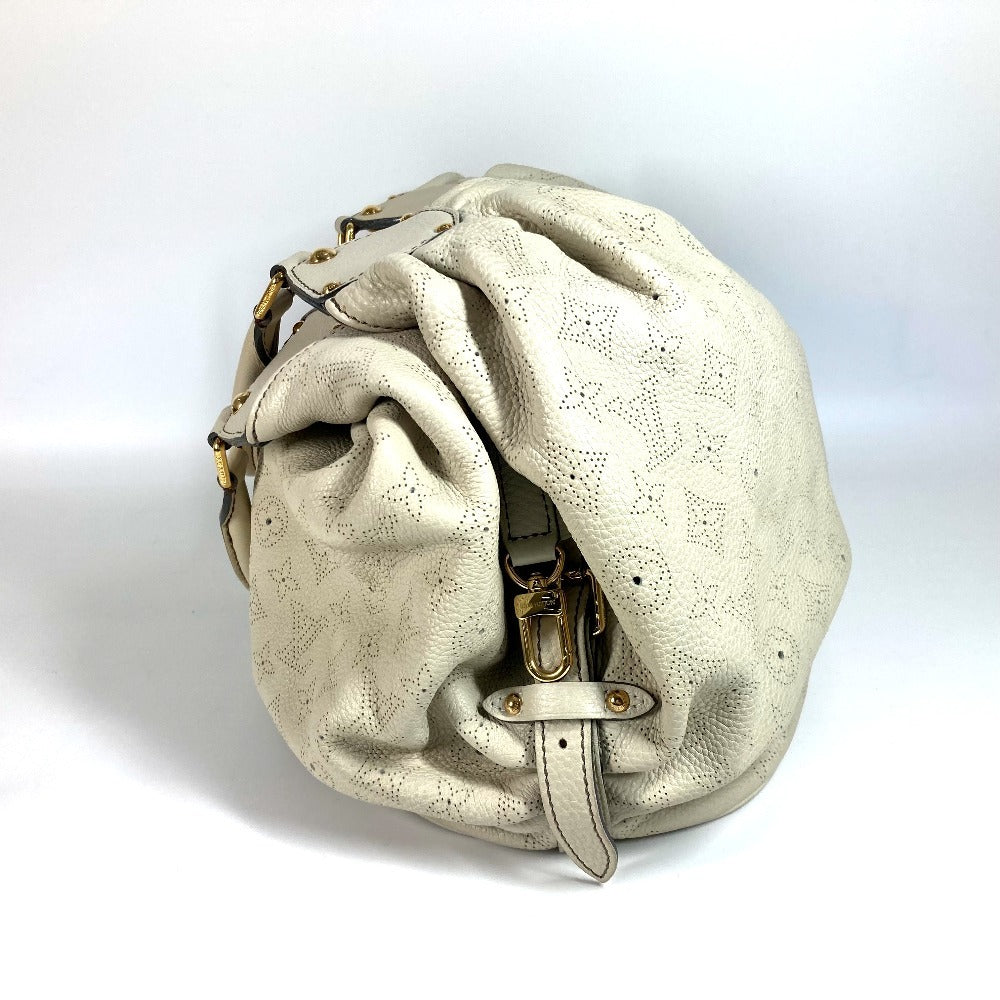 LOUIS VUITTON Shoulder Bag monogram mahina leather Beige type Monogram Mahina XL
