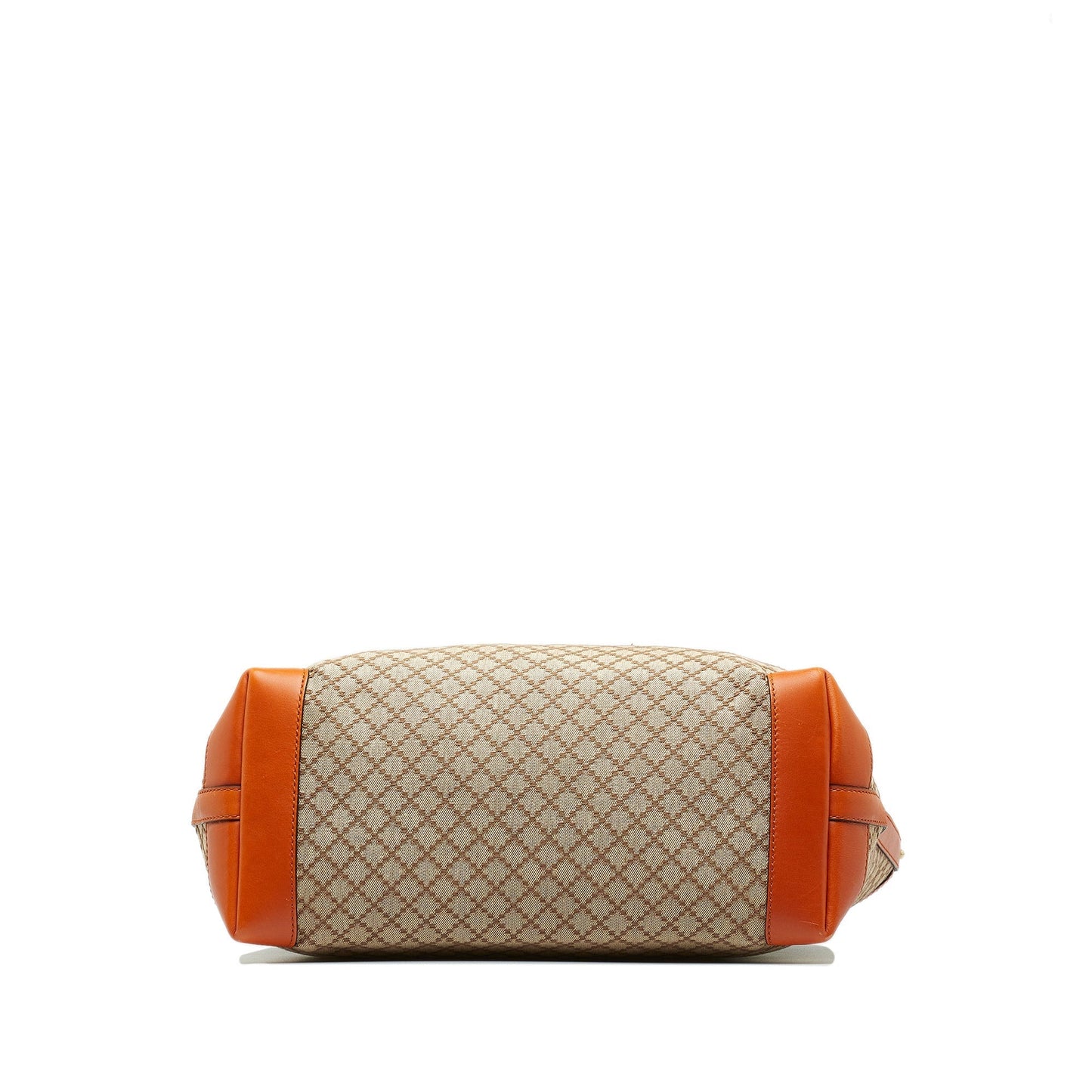 Gucci Tan Leather Canvas Tote Style 4