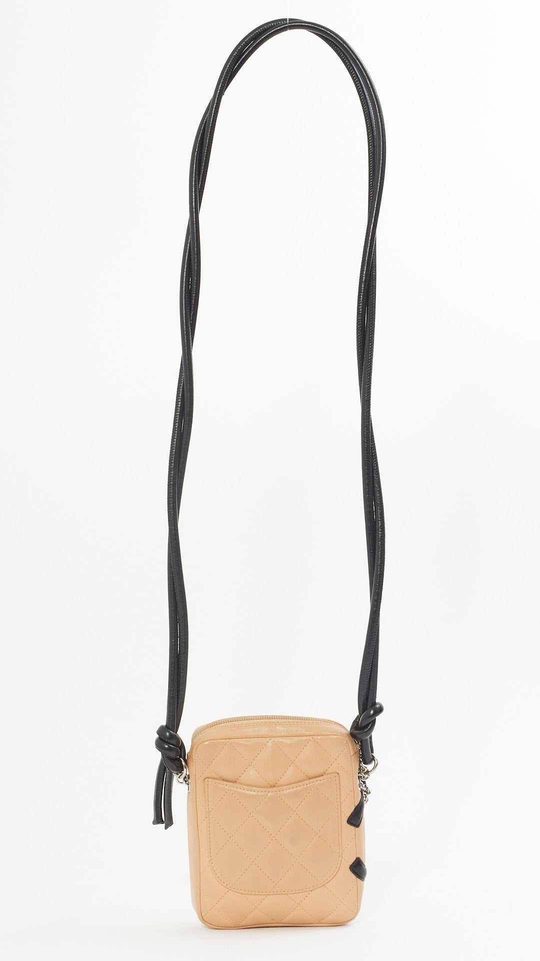 Chanel Beige Black Cambon Crossbody Bag