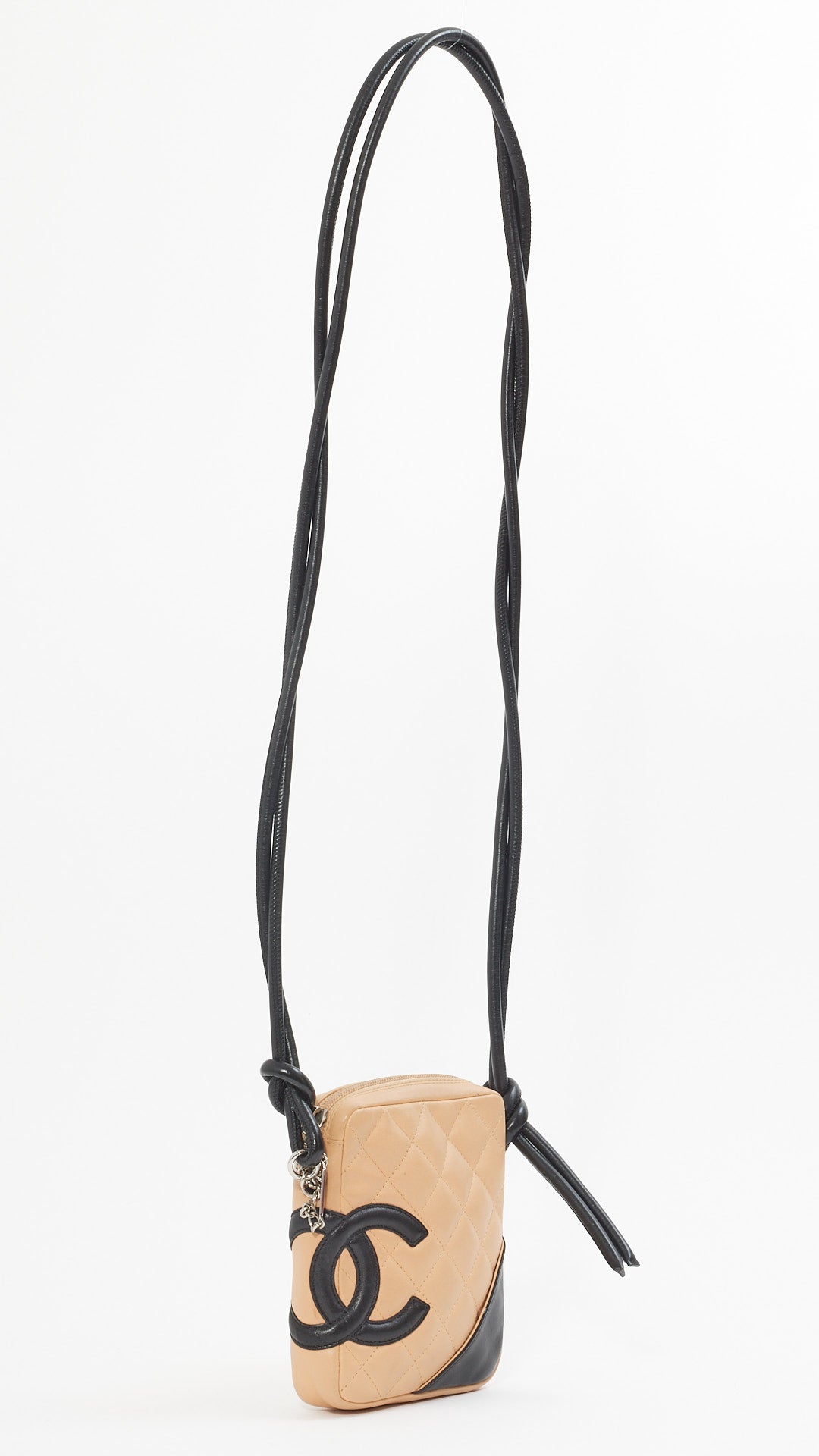 Chanel Beige Black Cambon Crossbody Bag