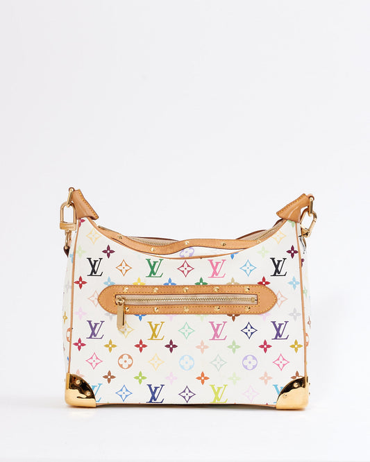 Louis Vuitton Multi White Murakami Studded Boulogne Crossbody Bag