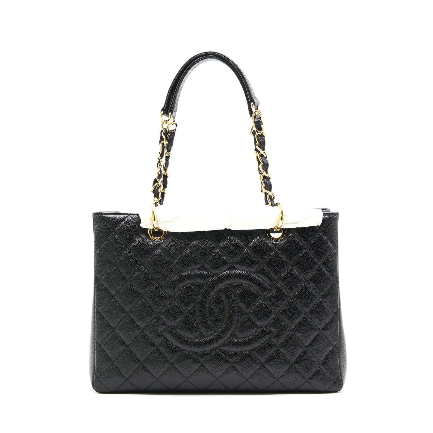 Chanel Grand Shopping Tote Black Cavier