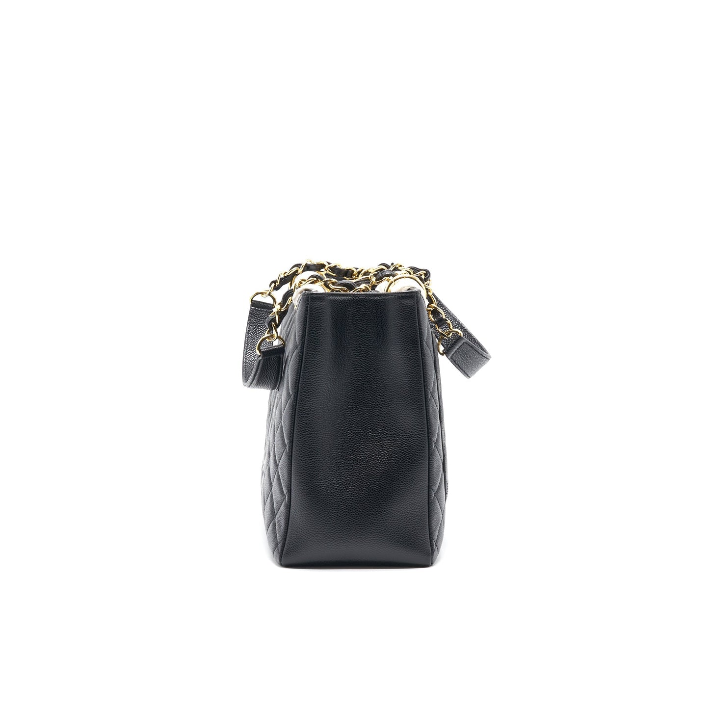 Chanel Grand Shopping Tote Black Cavier