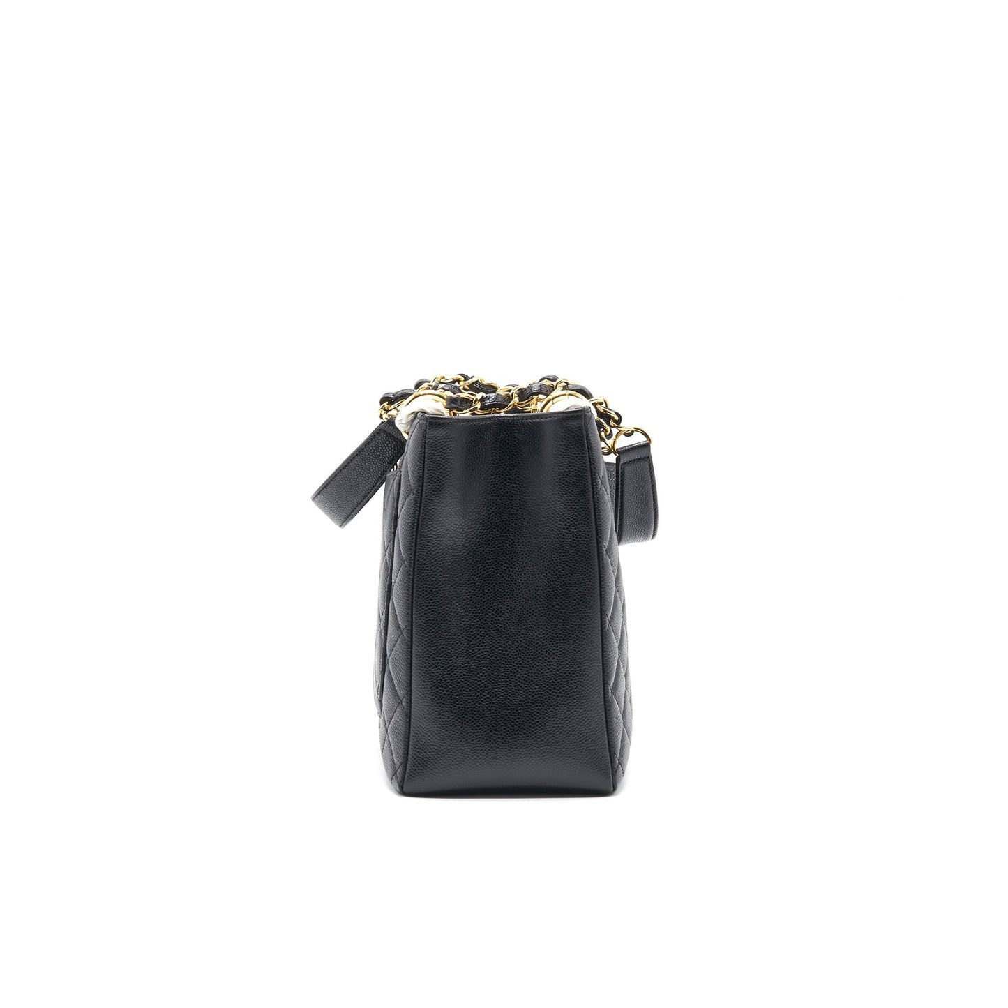 Chanel Grand Shopping Tote Black Cavier
